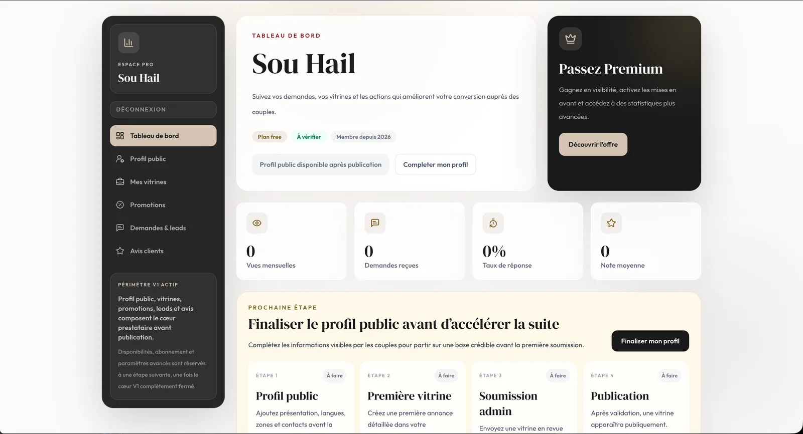 Cover CONNECT du projet Mariage-Marocain.com — vue 5